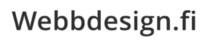 Webbdesign.fi Logo black