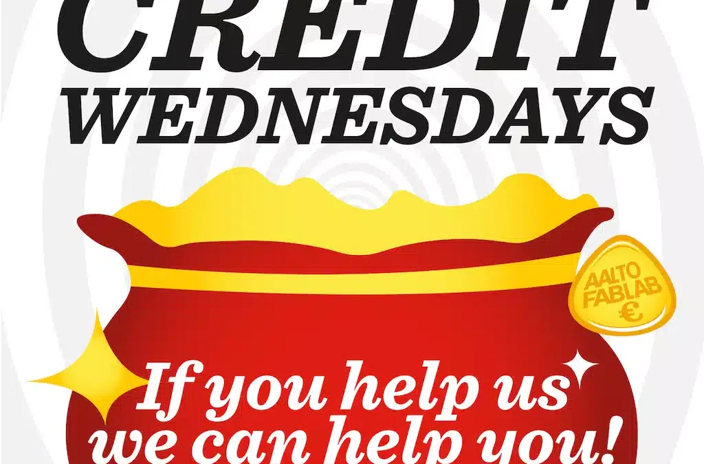 Aalto Fablab: Social Credit Wednesday